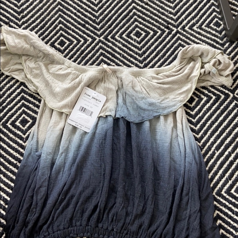Free people off the shoulder top, Tags still on